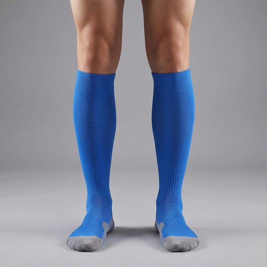 Compressiekousen - Verlicht Blaren, Blessures & Enkelproblemen - Blauw