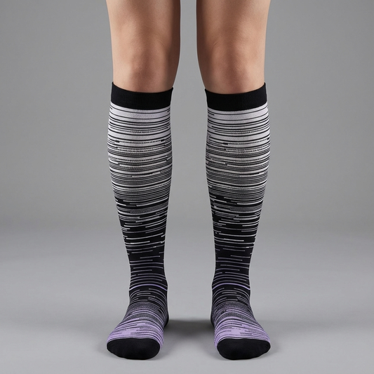 Steunkousen - Verlicht Slechte Doorbloeding - Grijs