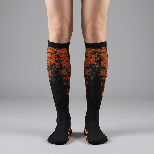 Compressiekousen - Verlichting van RLS & Spataders - Oranje