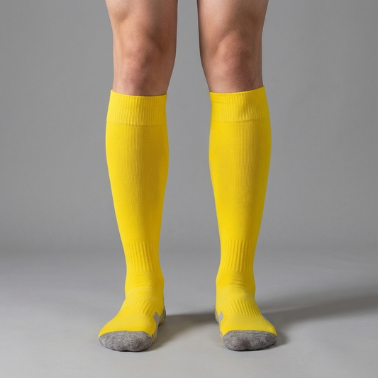 Compressiekousen - Verlicht Blaren, Blessures & Enkelproblemen - Geel