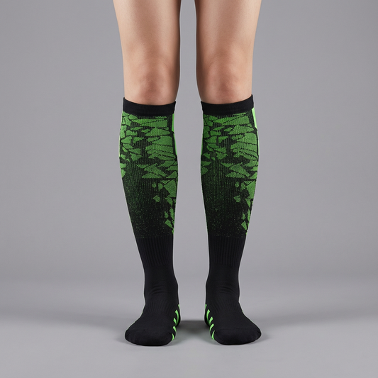 Compressiekousen - Verlichting van RLS & Spataders - Groen