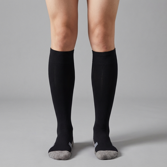 Compressiekousen - Verlicht Blaren, Blessures & Enkelproblemen - Zwart