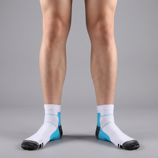 Compressiesokken - Verlicht Hallux Valgus & Artrose - Blauw