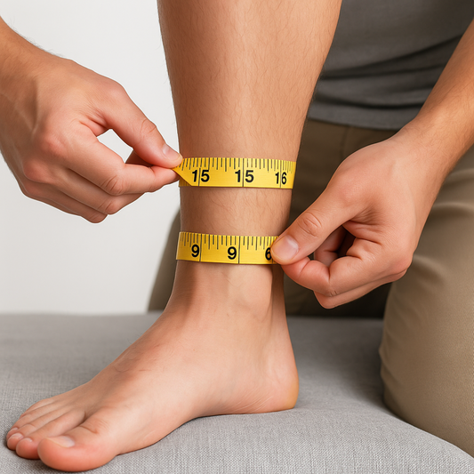 Hoe kies je de juiste maat en sterkte compressiekous?