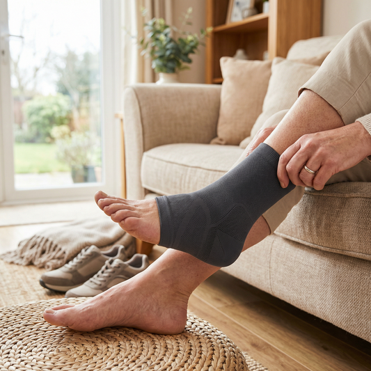 Compressie en Ondersteuning bij Hielspoor