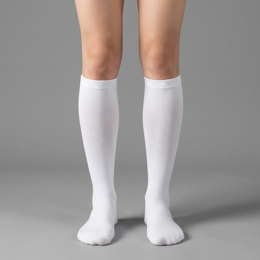 Steunkousen - Verlicht Slechte Doorbloeding - Wit