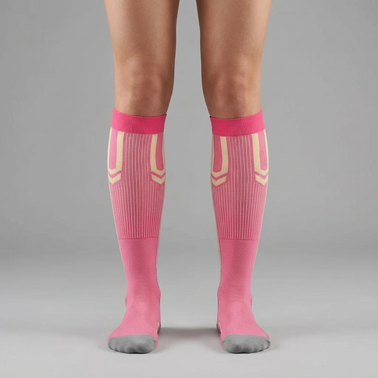 Compressiekousen - Investering Voor Je Opgezwollen Enkels - Roze