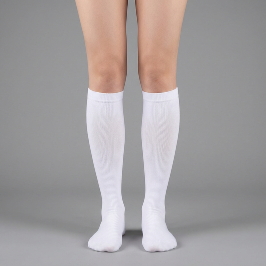 Compressiekousen - Enkel ondersteuning - Wit