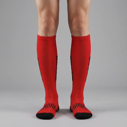 Compressiekousen - Verlicht Rusteloze & Vermoeide Benen - Rood