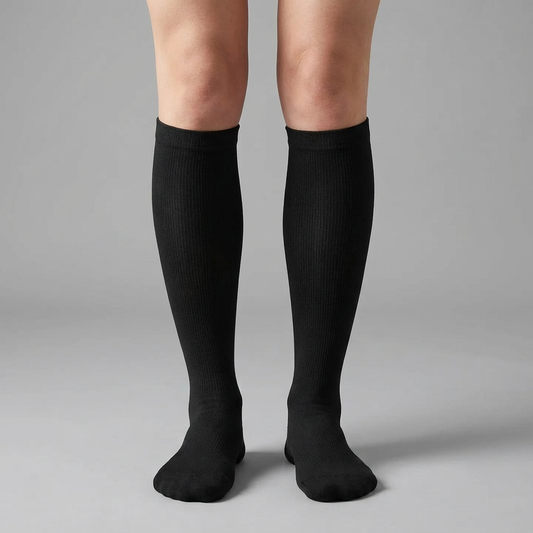 Steunkousen - Verlicht Slechte Doorbloeding - Zwart