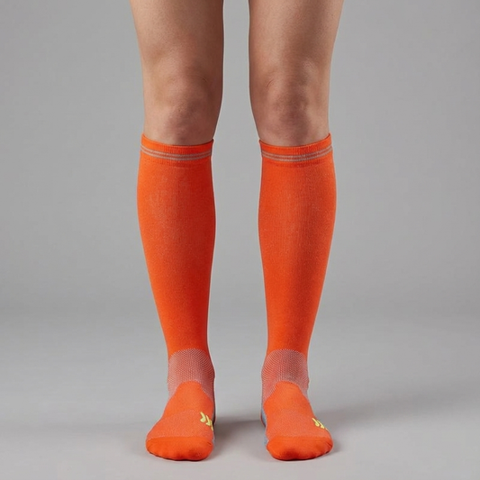 Compressiekousen – Verlicht Hielspoor & Blaren - Oranje