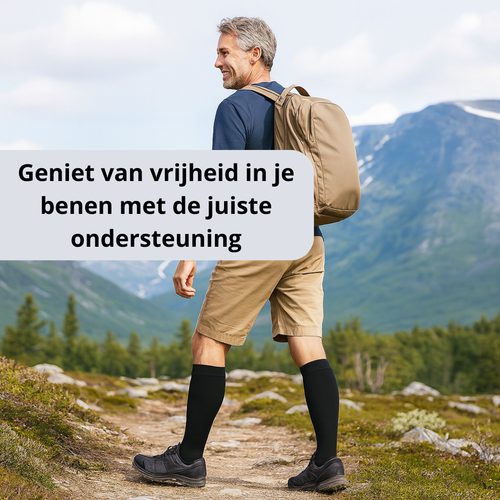 Compressie kousen voor betere doorbloeding, Steunkousen tegen zware benen, Comfortabele compressie sokken, Open teen compressiekousen, Compressie kousen tegen vermoeide benen, Spatader kousen met ondersteuning, Compressiekousen voor dagelijkse steun, Steunkousen voor werk en reizen, Compressiekousen voor zwelling in de enkels, Comfort compressiekousen voor dames, Compressiekousen voor heren, Kousen voor betere bloedcirculatie, Steunkousen bij langdurig staan, Compressiekousen voor tijdens zwangerschap, Open