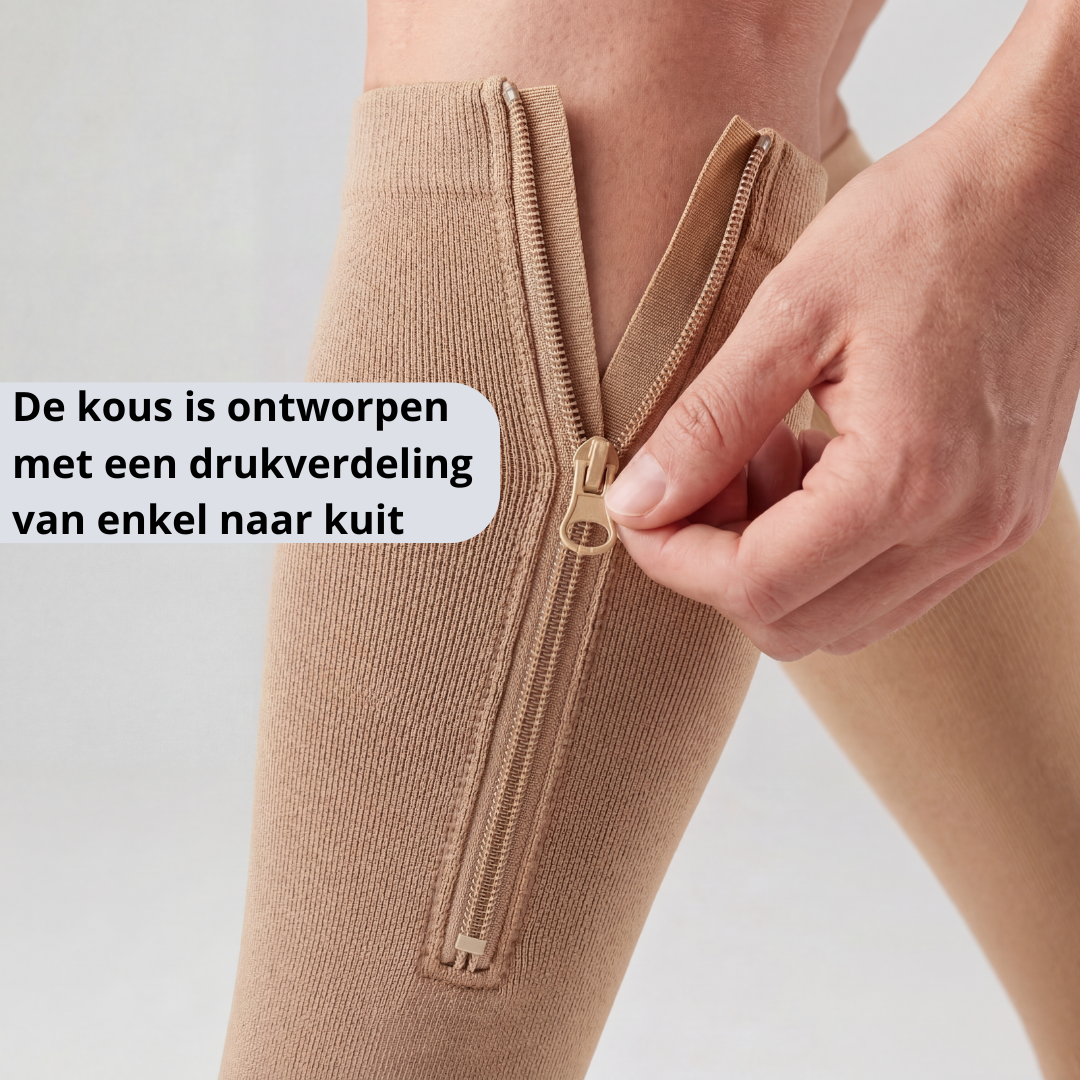 compressiekousen spataderen, steunkousen dames, compressiekousen tegen vermoeide benen, medische steunkousen, compressiesokken bloedcirculatie, steunkousen spataderen, compressiekousen met rits, compressiesokken dames, steunkousen benen ondersteuning, compressiekousen dagelijks gebruik
