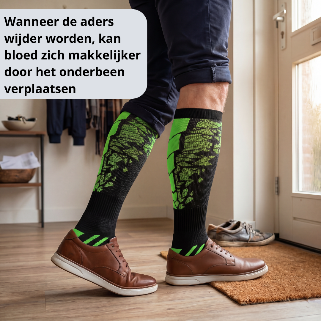 compressiekousen, compressiesokken, compressiekousen tegen spataderen, compressiekousen RLS, rusteloze benen compressiekousen, compressiekousen tegen vermoeide benen, steunkousen, steunkousen tegen spataderen, compressiekousen dames heren, compressiekousen bloedcirculatie, compressiesokken lange reis