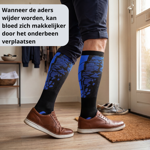 compressiekousen, compressiesokken, compressiekousen tegen spataderen, compressiekousen RLS, rusteloze benen compressiekousen, compressiekousen tegen vermoeide benen, steunkousen, steunkousen tegen spataderen, compressiekousen dames heren, compressiekousen bloedcirculatie, compressiesokken lange reis