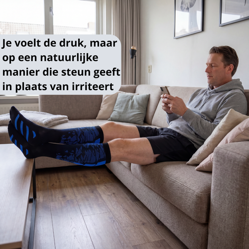 compressiekousen, compressiesokken, compressiekousen tegen spataderen, compressiekousen RLS, rusteloze benen compressiekousen, compressiekousen tegen vermoeide benen, steunkousen, steunkousen tegen spataderen, compressiekousen dames heren, compressiekousen bloedcirculatie, compressiesokken lange reis