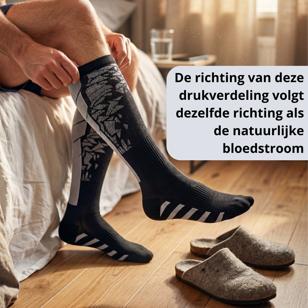 compressiekousen, compressiesokken, compressiekousen tegen spataderen, compressiekousen RLS, rusteloze benen compressiekousen, compressiekousen tegen vermoeide benen, steunkousen, steunkousen tegen spataderen, compressiekousen dames heren, compressiekousen bloedcirculatie, compressiesokken lange reis