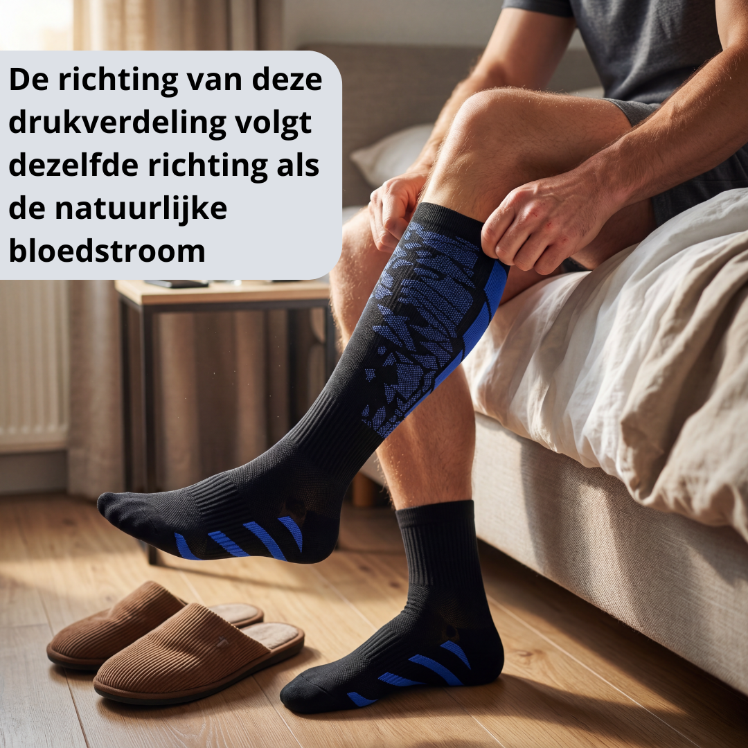 compressiekousen, compressiesokken, compressiekousen tegen spataderen, compressiekousen RLS, rusteloze benen compressiekousen, compressiekousen tegen vermoeide benen, steunkousen, steunkousen tegen spataderen, compressiekousen dames heren, compressiekousen bloedcirculatie, compressiesokken lange reis
