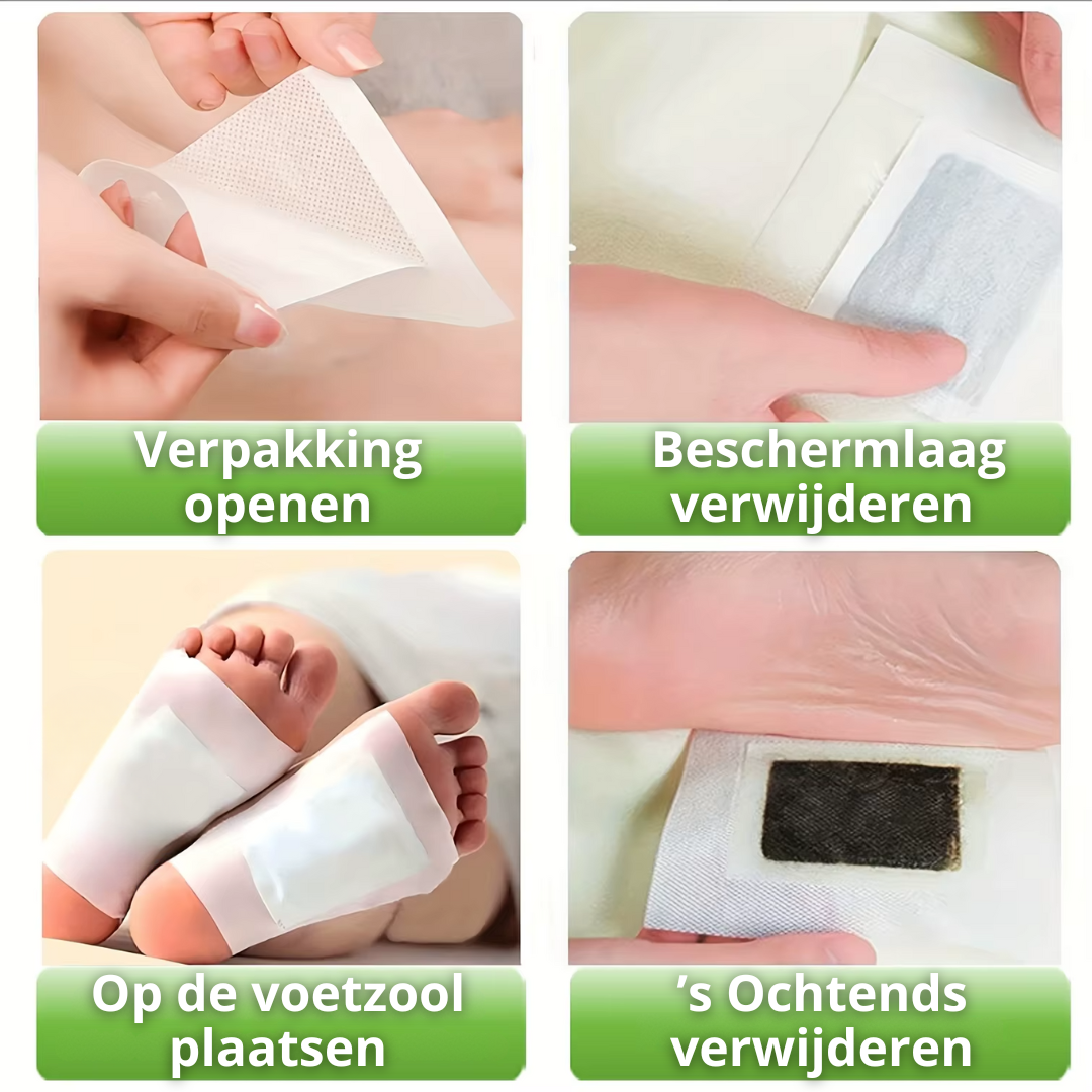 diep reinigende bamboe voetpleisters, bamboe voetpleisters 10 stuks, detox voetpleisters, voetpleisters voor reinigen, reinigende voetpleisters, bamboe detox pleisters, voetpleisters voor onzuiverheden, voetpleisters voor frisse voeten, voetpleisters voor voetverzorging, voetpleisters voor ontspanning, voetpleisters voor vermoeide voeten, voetpleisters voor zware benen, voetpleisters voor herstel na lange dag, nacht voetpleisters, voetpleisters voor slapen, bamboe voetpads, voetpads detox, voetpleisters met