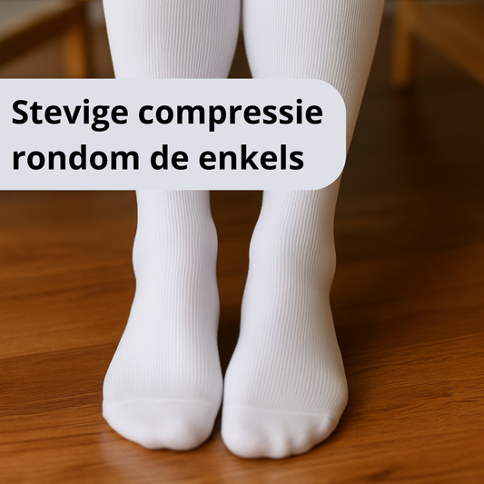 Compressiekousen - Enkel Ondersteuning - Zwart